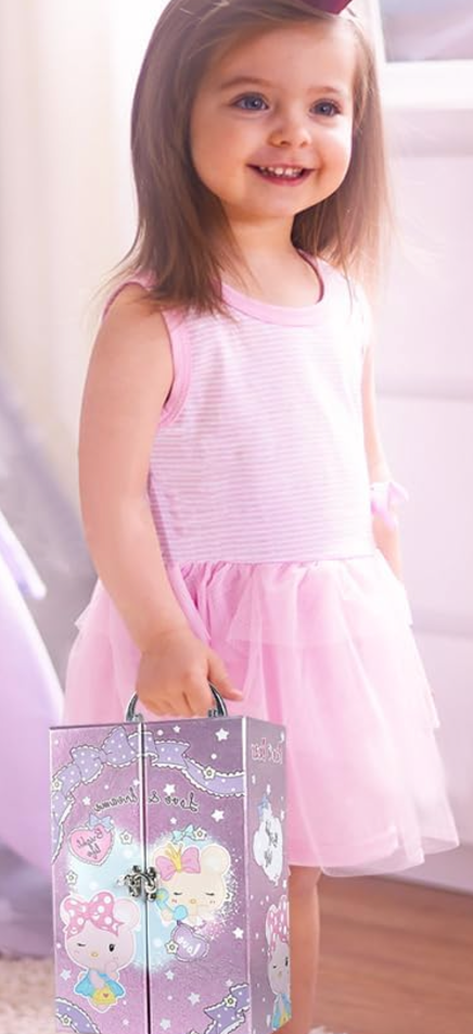 Juguete de Maquillaje Lavable para Niñas 21 Pzs