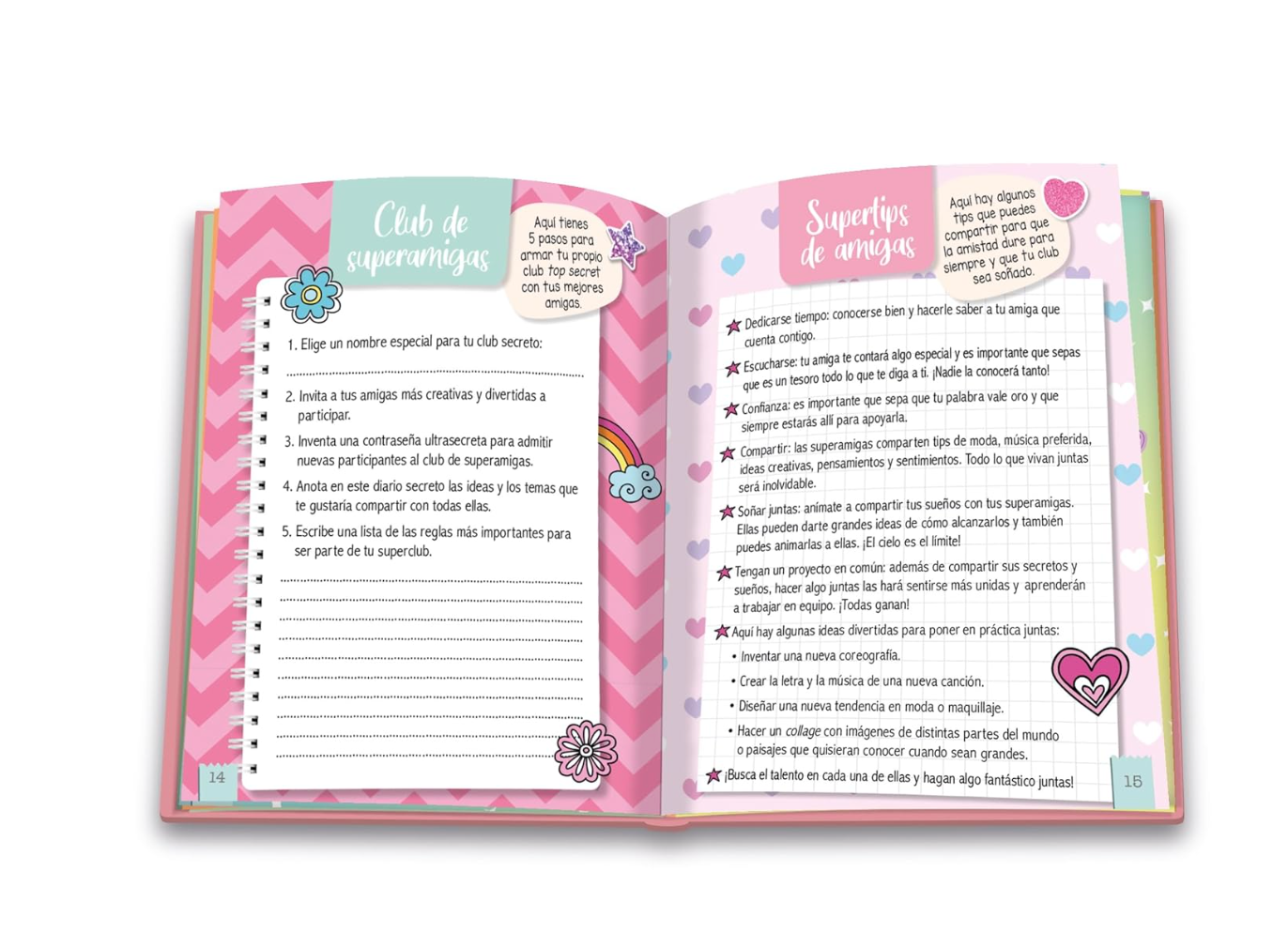 Mi diario secreto (Rosa) PORFYDYA