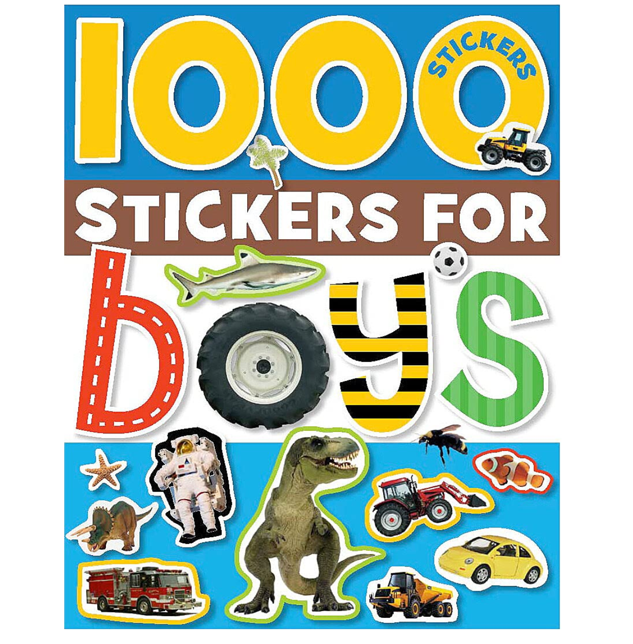 1000 Stickers for Boys PORFYDYA