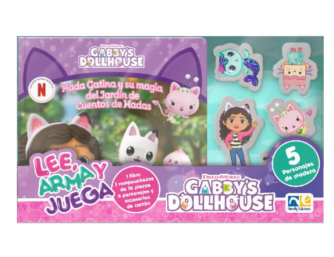 Libro Infantil Con Escenario Gabby´S Doll House PORFYDYA