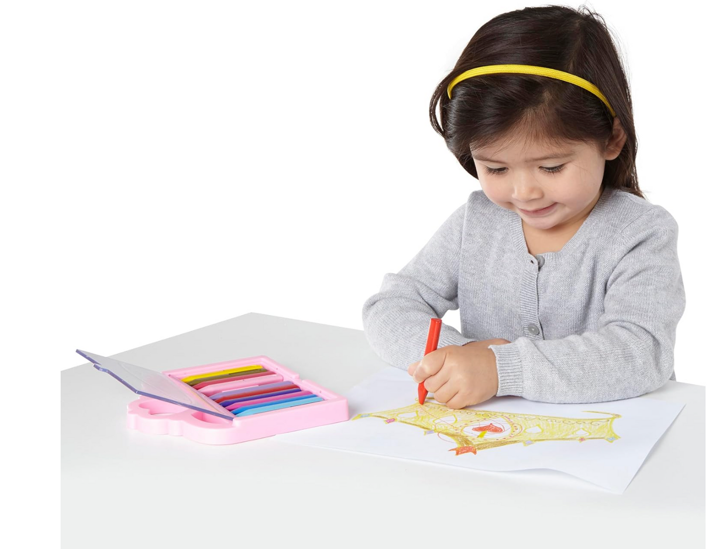 Melissa & Doug Set de Lápices de Cera de Princesa PORFYDYA