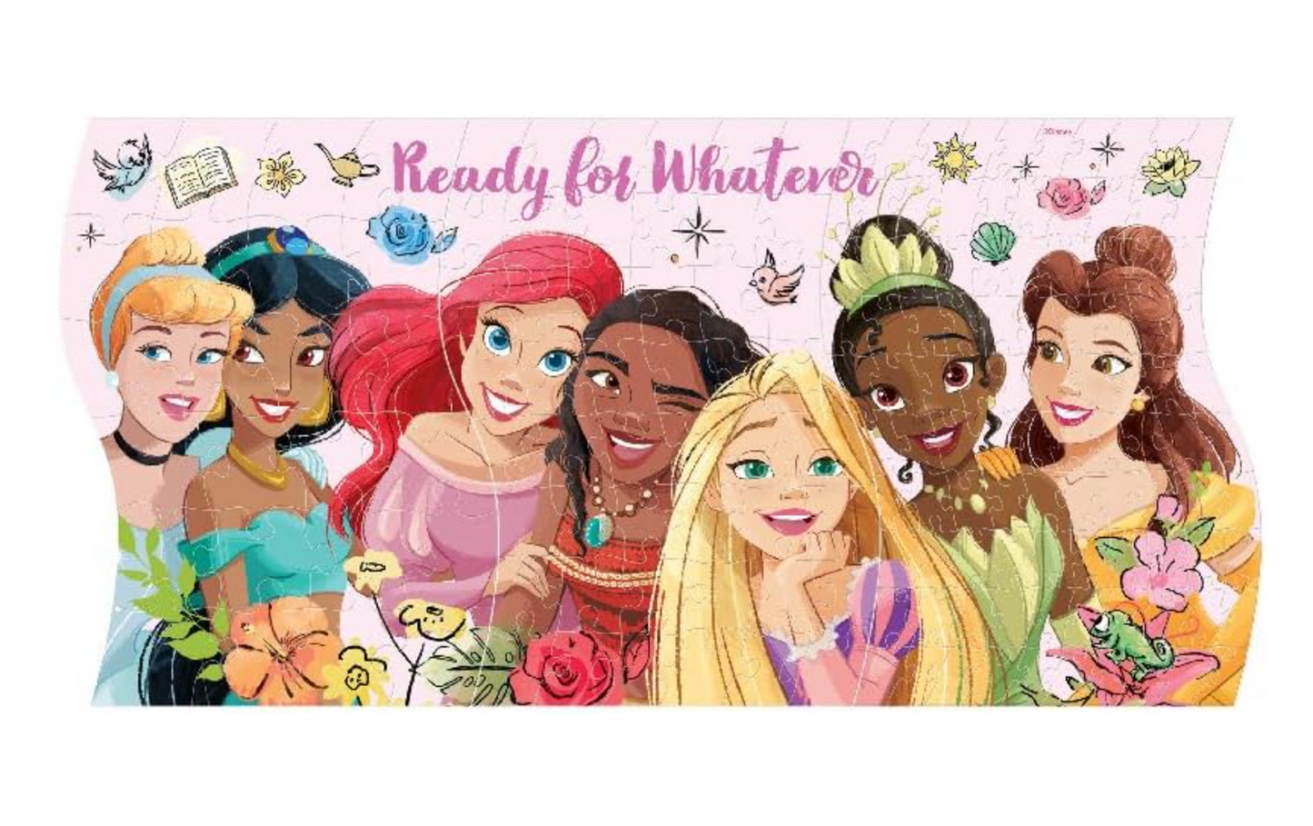 Rompecabezas de Las Princesas de Disney Panorámico 3 en 1 PORFYDYA