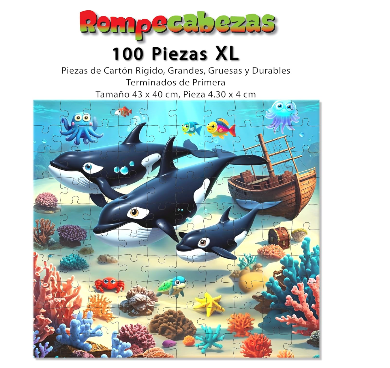 Totte Rompecabezas 100 Piezas XXL PORFYDYA