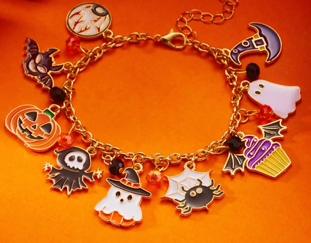 Pulsera para Niña Fantasia con Figuras Colgando PORFYDYA
