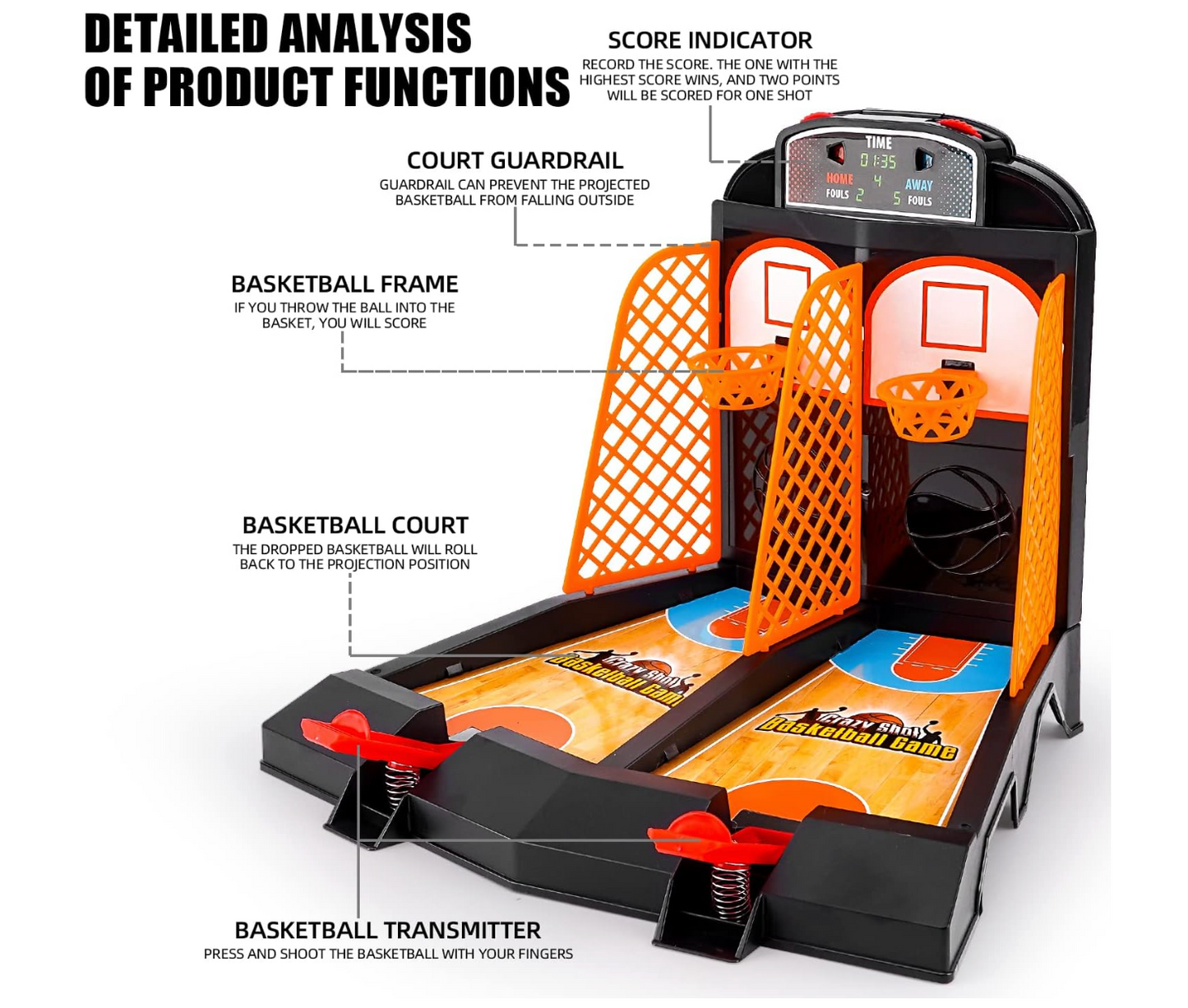 Mini pelota de baloncesto PORFYDYA