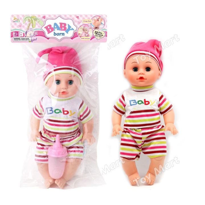 Muñeca con Biberon Baby PORFYDYA