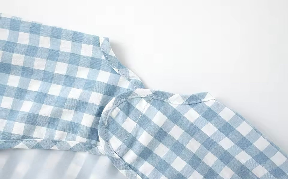 Delantal Impermeable con Mangas Cuadros  CHYKY NYNO