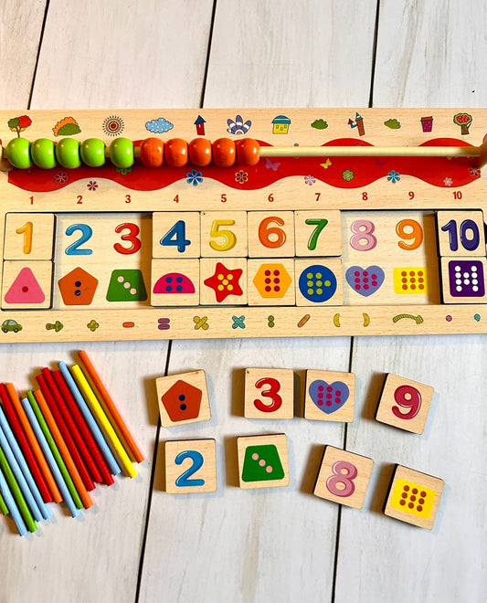 Tablero Abaco y Numeros  CHIKY MARKET