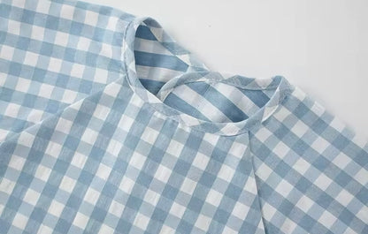 Delantal Impermeable con Mangas Cuadros  CHYKY NYNO