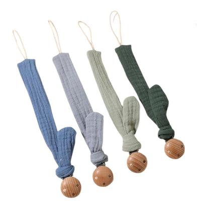 Porta Chupon Muselina Nudo CHIKY NYNO