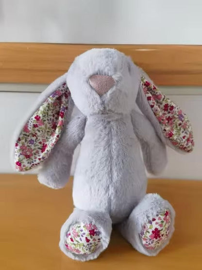 Mono Peluche Conejo Orjeas con Florecitas  30 Cms CHIKY NYNO