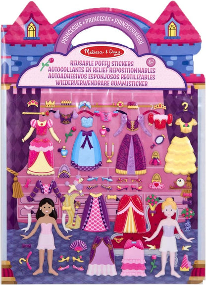 Set de Juego de Autoadhesivos Esponjosos Princesas PORFYDYA