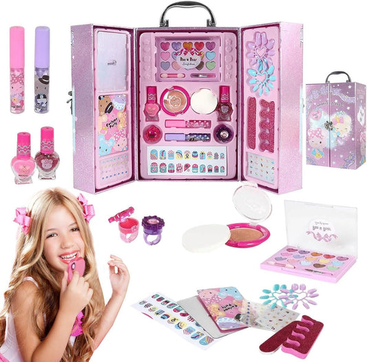 Juguete de Maquillaje Lavable para Niñas 21 Pzs