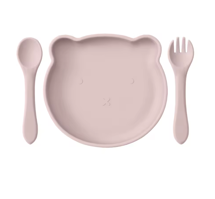 PLato con Cubiertos Osito CHIKY NYNO