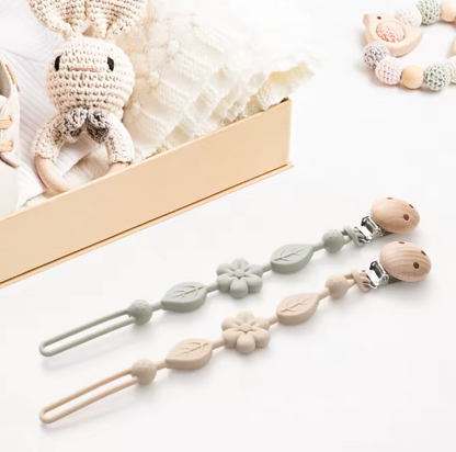 Porta Chupon Flor de Silicon CHIKY NYNO