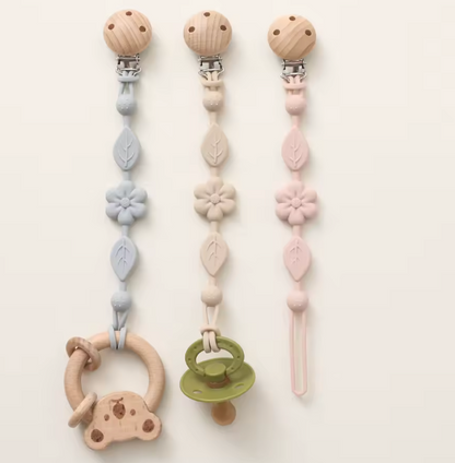 Porta Chupon Flor de Silicon CHIKY NYNO