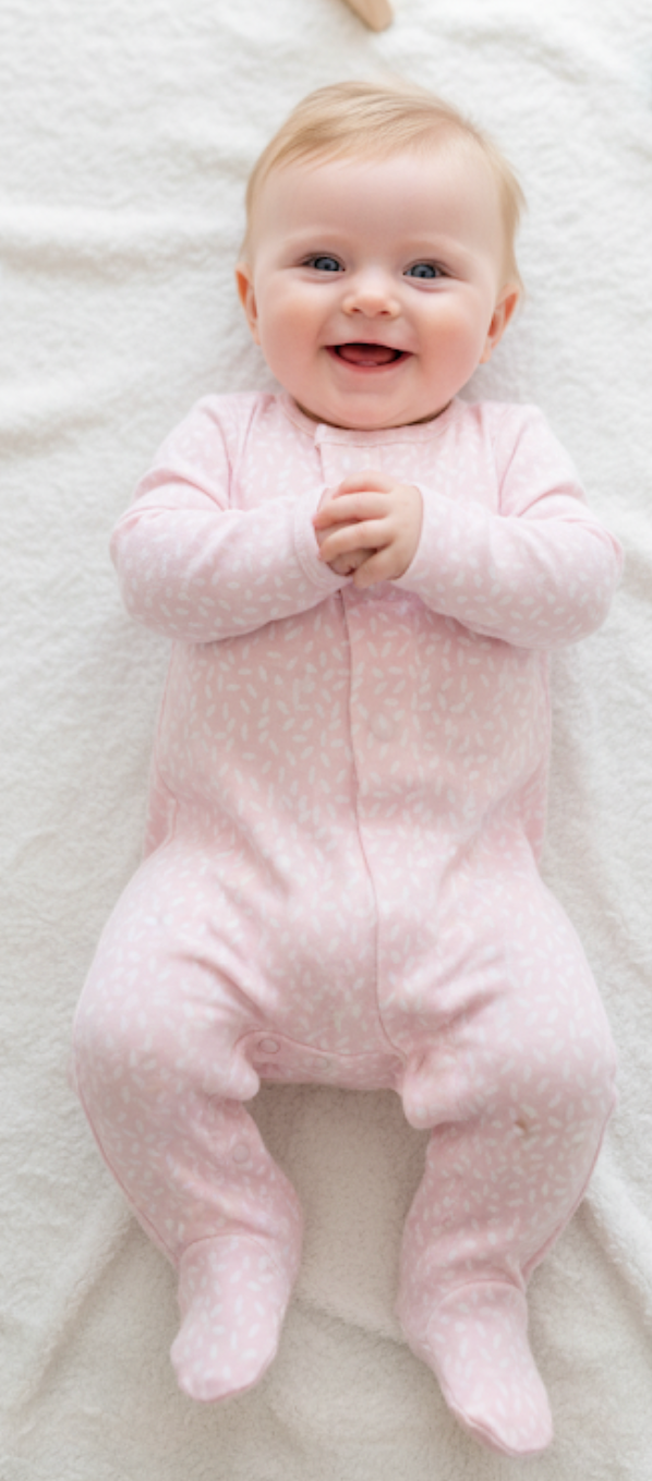 Mameluco con Iman Pink  Polka CHIKY NYNO