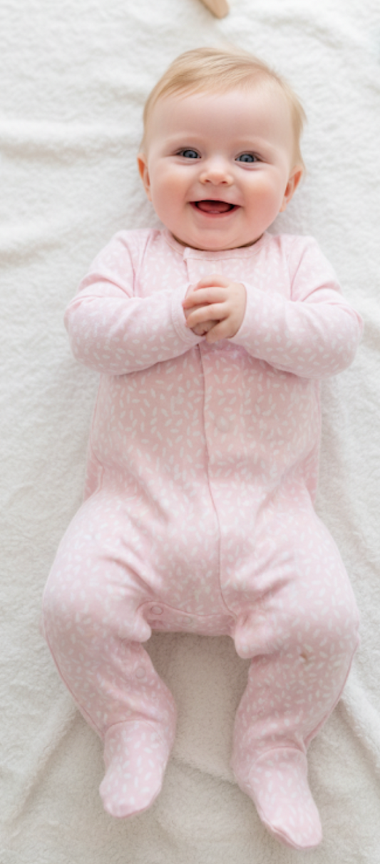 Mameluco con Iman Pink  Polka CHIKY NYNO