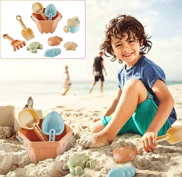 Cubeta de Playa con Moldes CHIKY NYNO