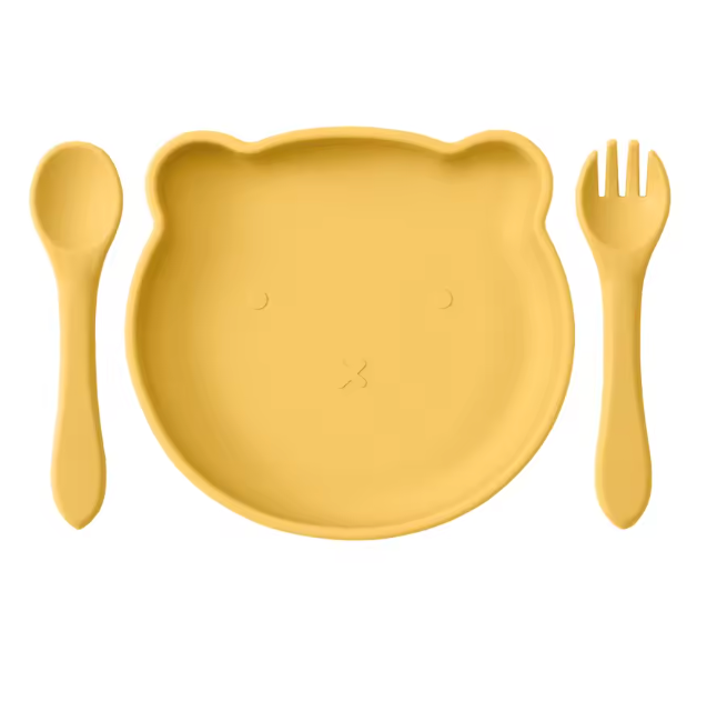 PLato con Cubiertos Osito CHIKY NYNO