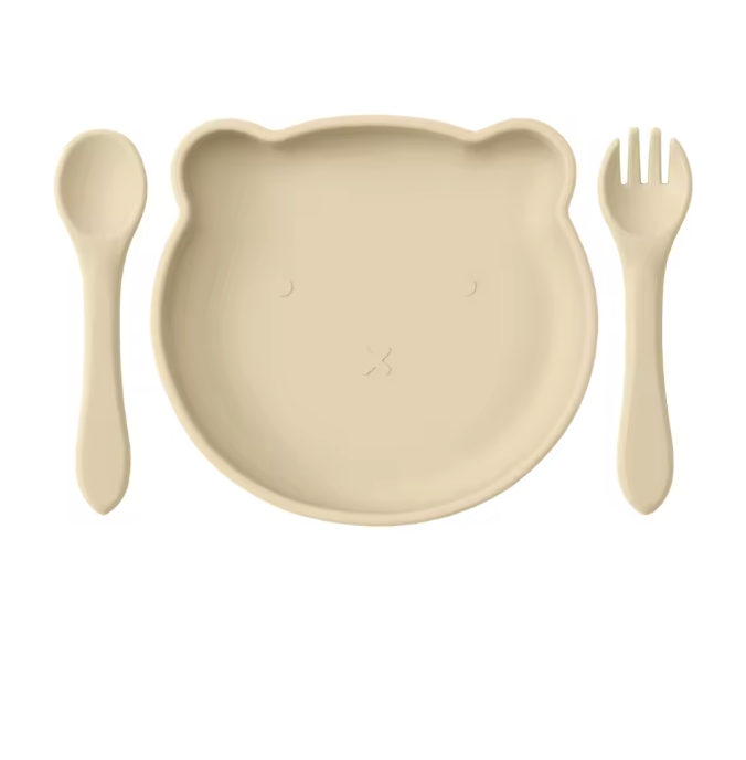 PLato con Cubiertos Osito CHIKY NYNO