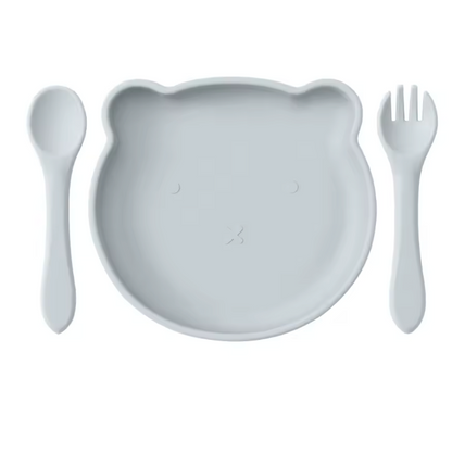 PLato con Cubiertos Osito CHIKY NYNO