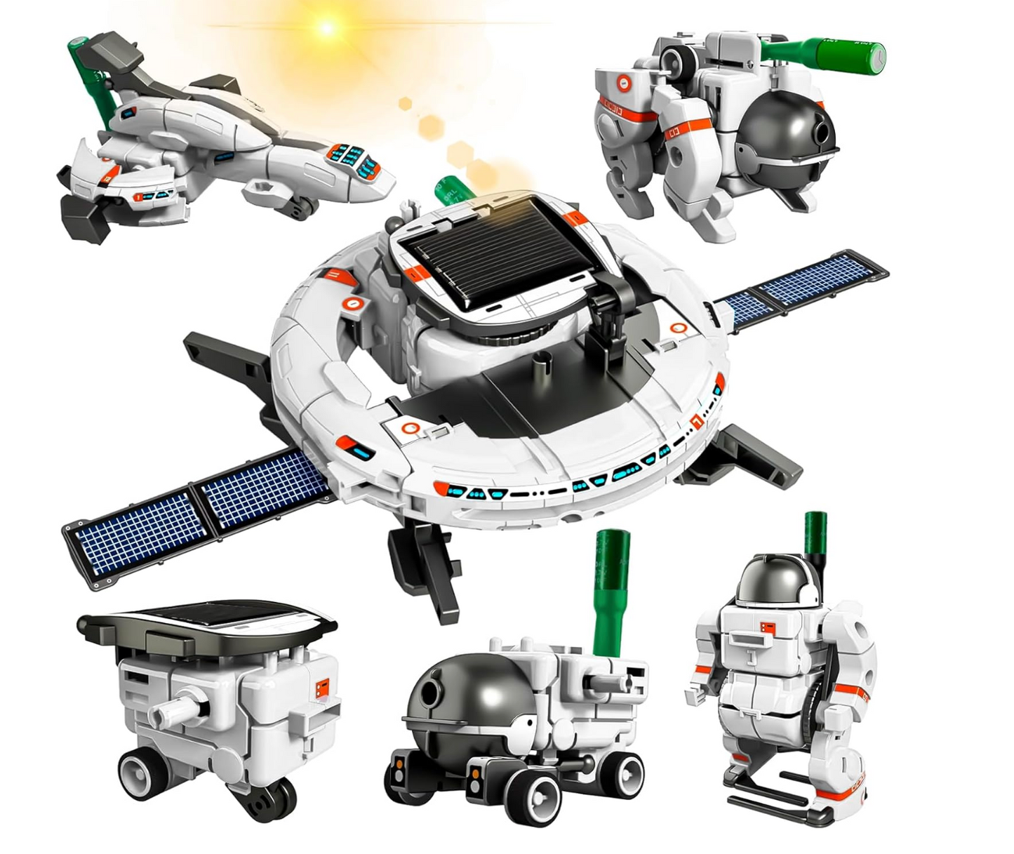 Juguete Educativo Robot Solar 6 en 1 PORFYDYA