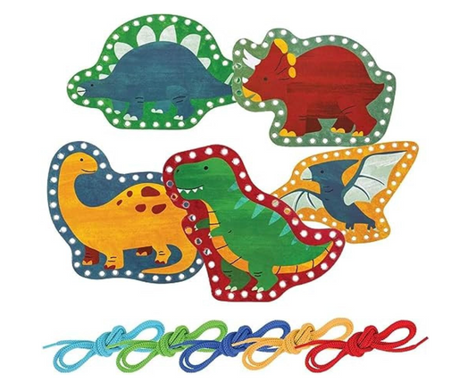 Tarjetas con Cordones, tamaño Pequeño Dino PORFYDYA