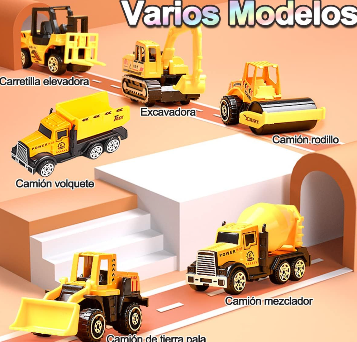 Camion Juguete de Vehículos de Ingeniería Construcción PORFYDYA
