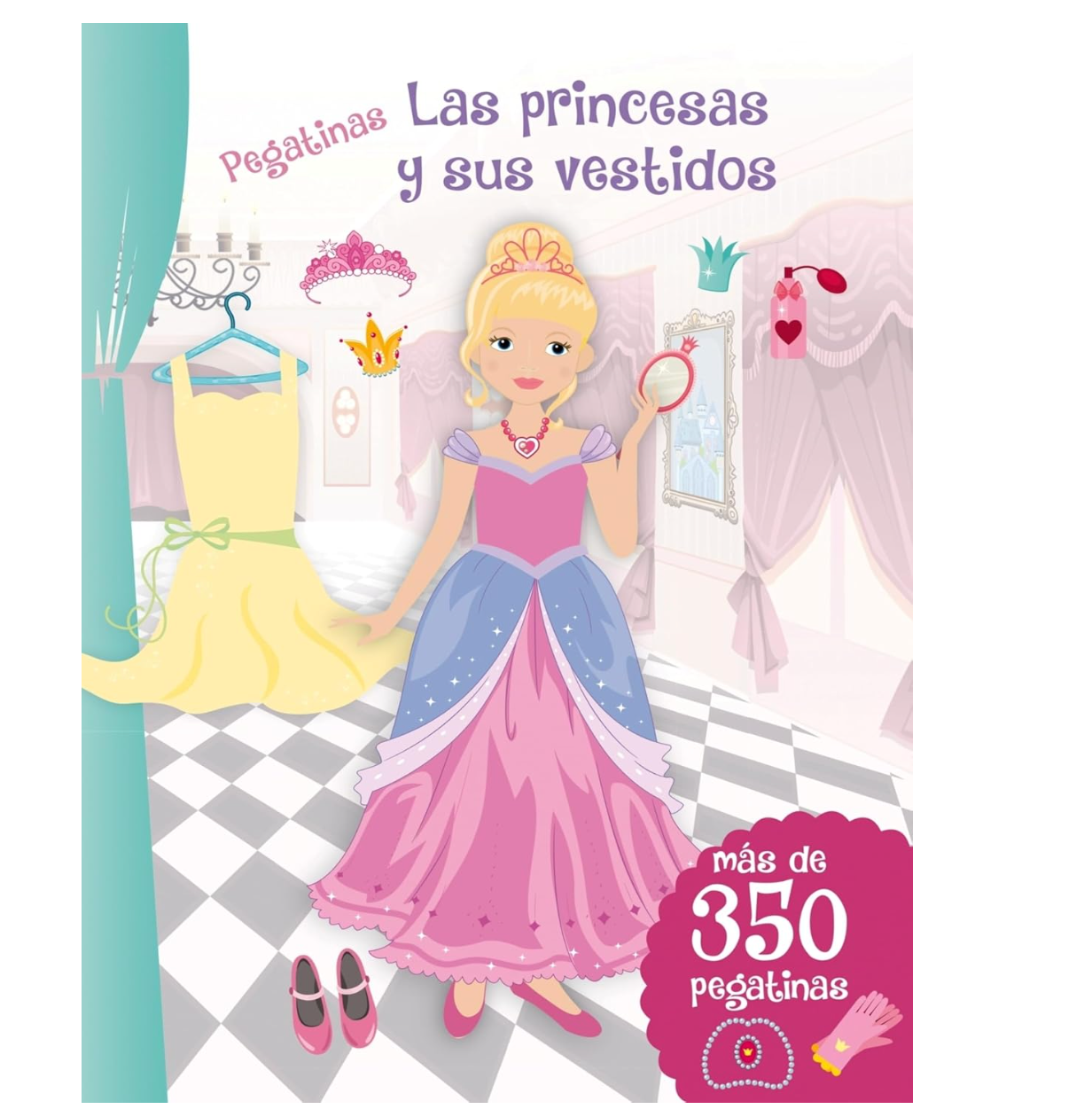 Pegatinas. Las princesas y sus vestidos PORFYDYA