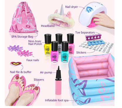 Kit de Spa para Niñas PORFYDYA