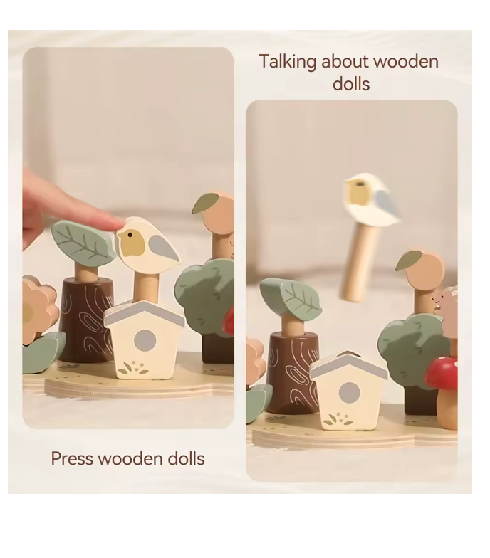 Juguete Montesori Animalitos Bosque PORFYDYA