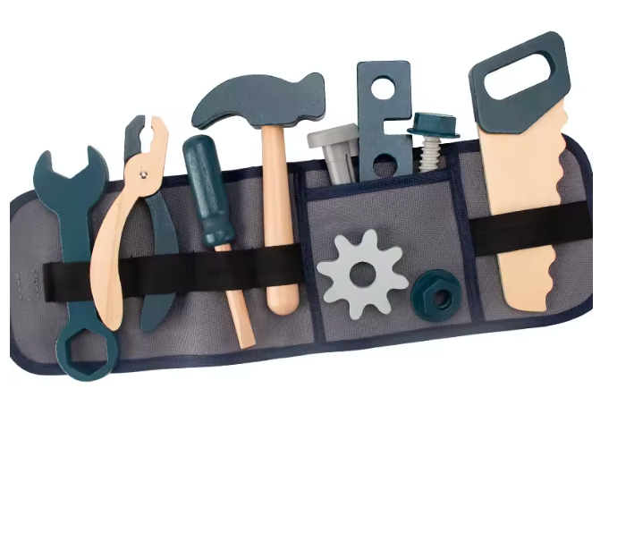 Juguete Cinto y Herramientas de Madera PORFYDYA