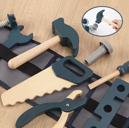 Juguete Cinto y Herramientas de Madera PORFYDYA