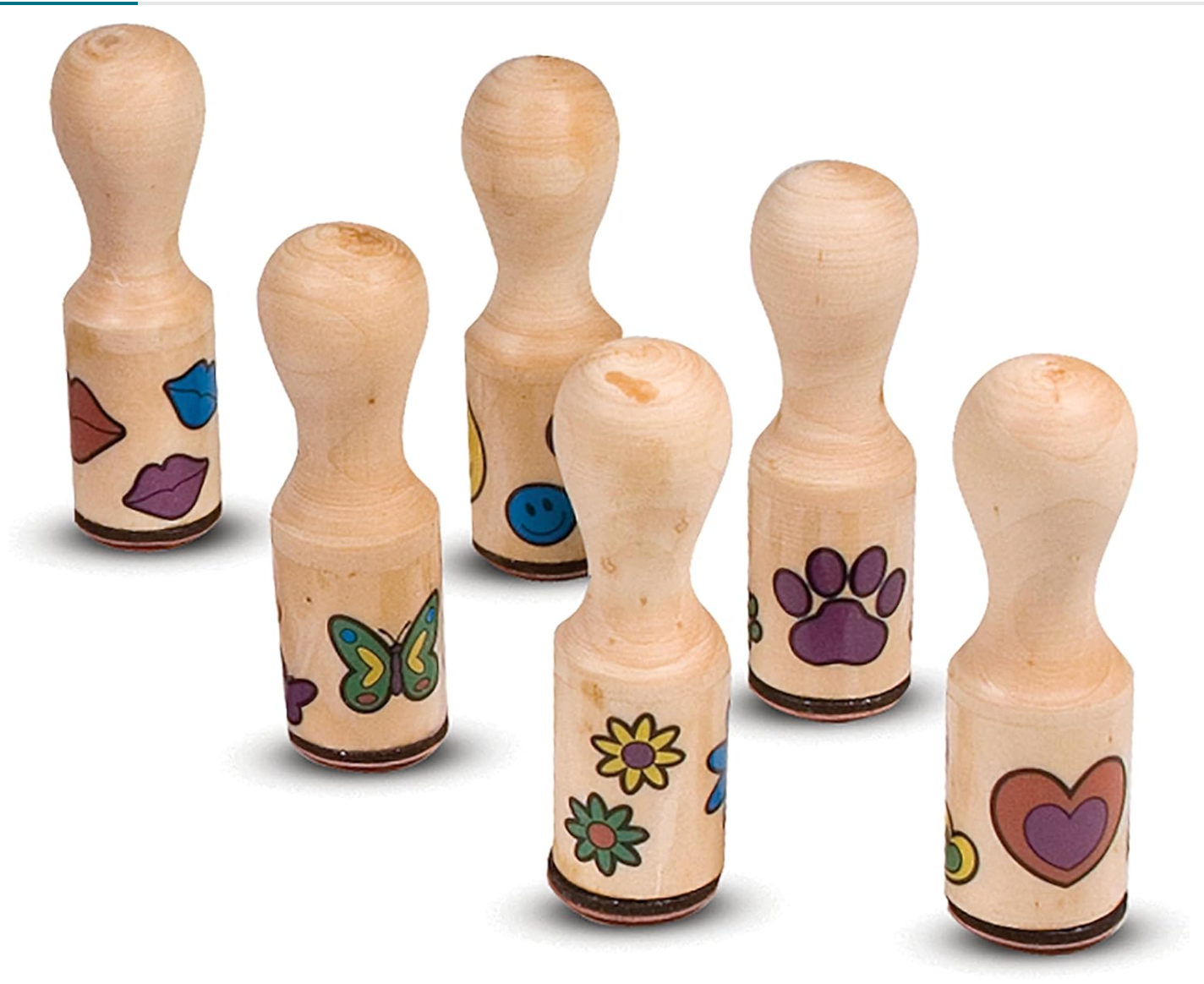 Melissa & Doug Sellos con Mango De Madera, Artes y Manualidades PORFYDYA