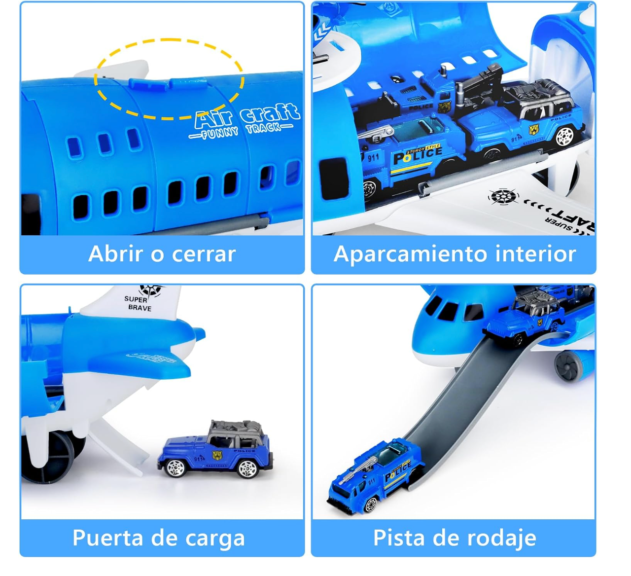 Avión de Juguete, 5en1 PORFYDYA