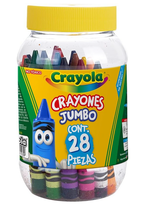 Crayola 28 Crayones Jumbo PORFYDYA