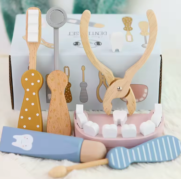 El pequeño Desntista de Madera para niños PORFYDYA