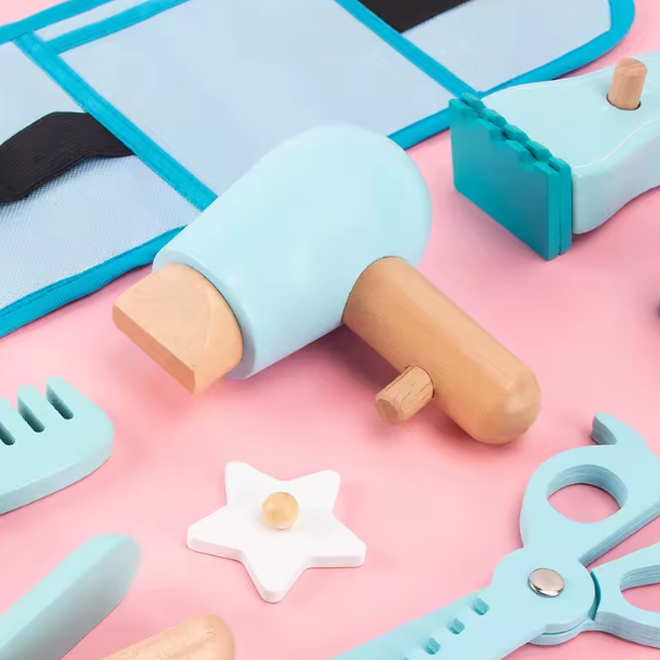 Juguete de Madera de corte de Pelo PORFYDYA