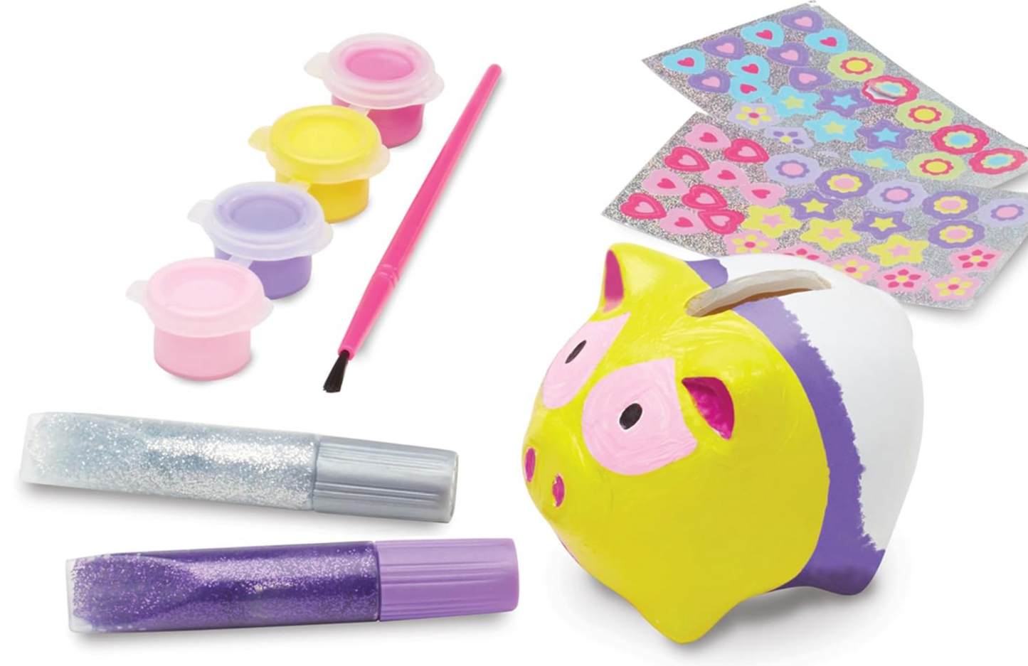 Melissa & Doug Kit de Arte y Manualidades, Incluye Alcancía de Cochinito PORFYDYA