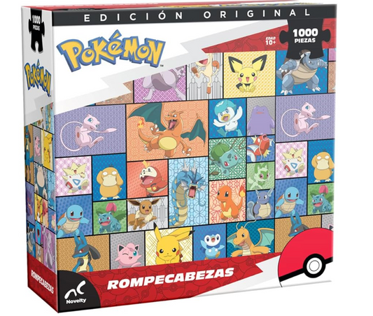 Rompecabezas Edición Especial de Pokémon 1000 Piezas PORFYDYA