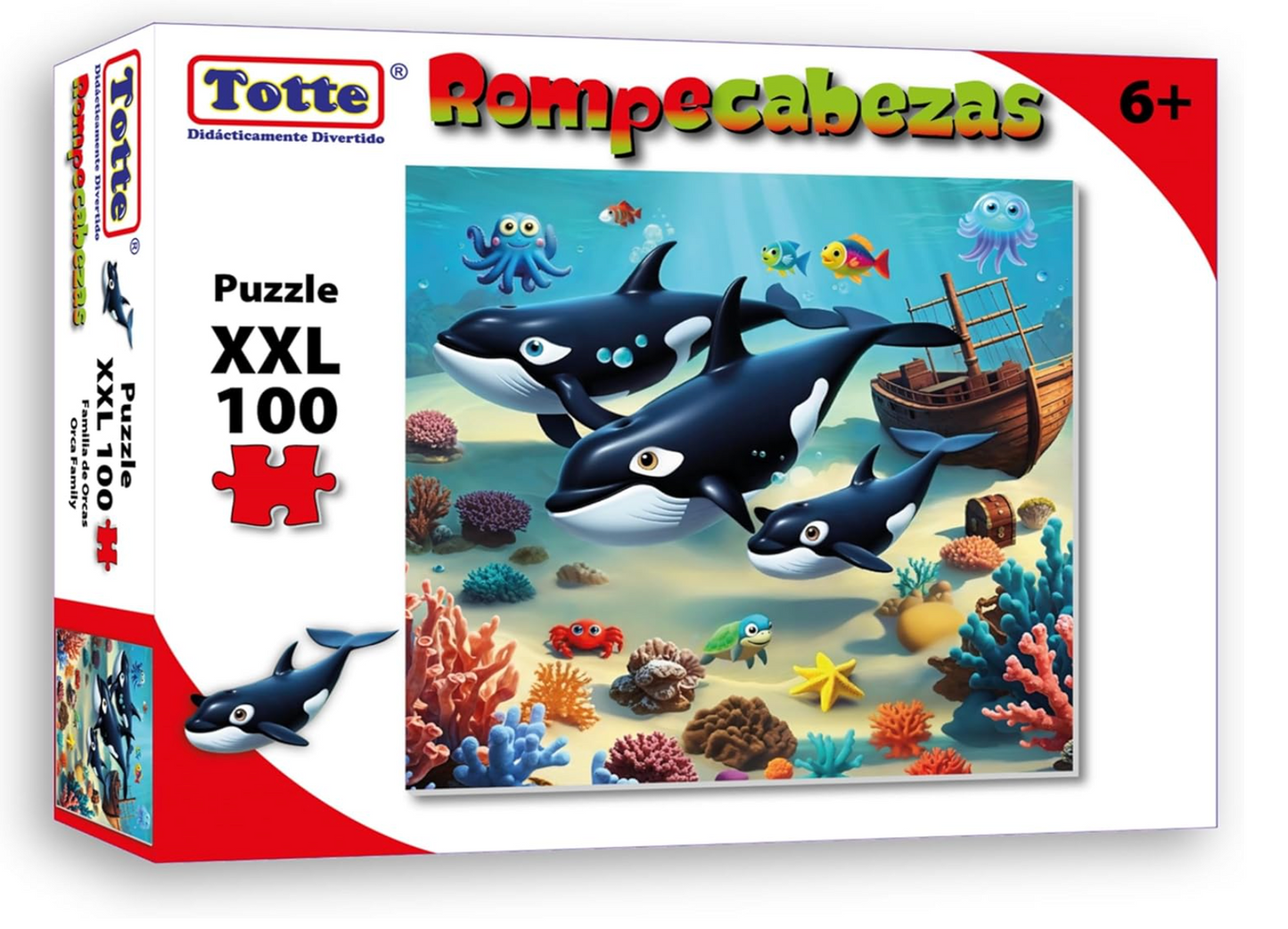 Totte Rompecabezas 100 Piezas XXL  PORFYDYA