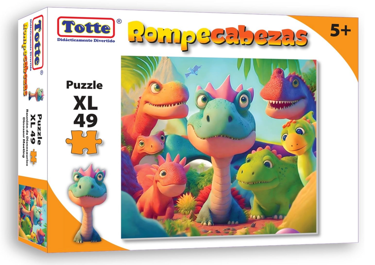 Totte Rompecabezas 49 Piezas XXL PORFYDYA