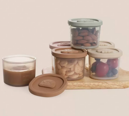 Set de 4 Recipientes para Alimentos de Silicon CHIKY NYNO