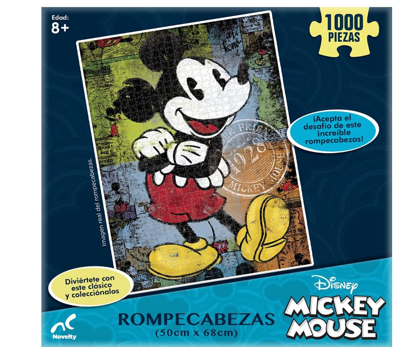 Coleccionable Mickey Mouse, 1000 Piezas  PORFYDYA