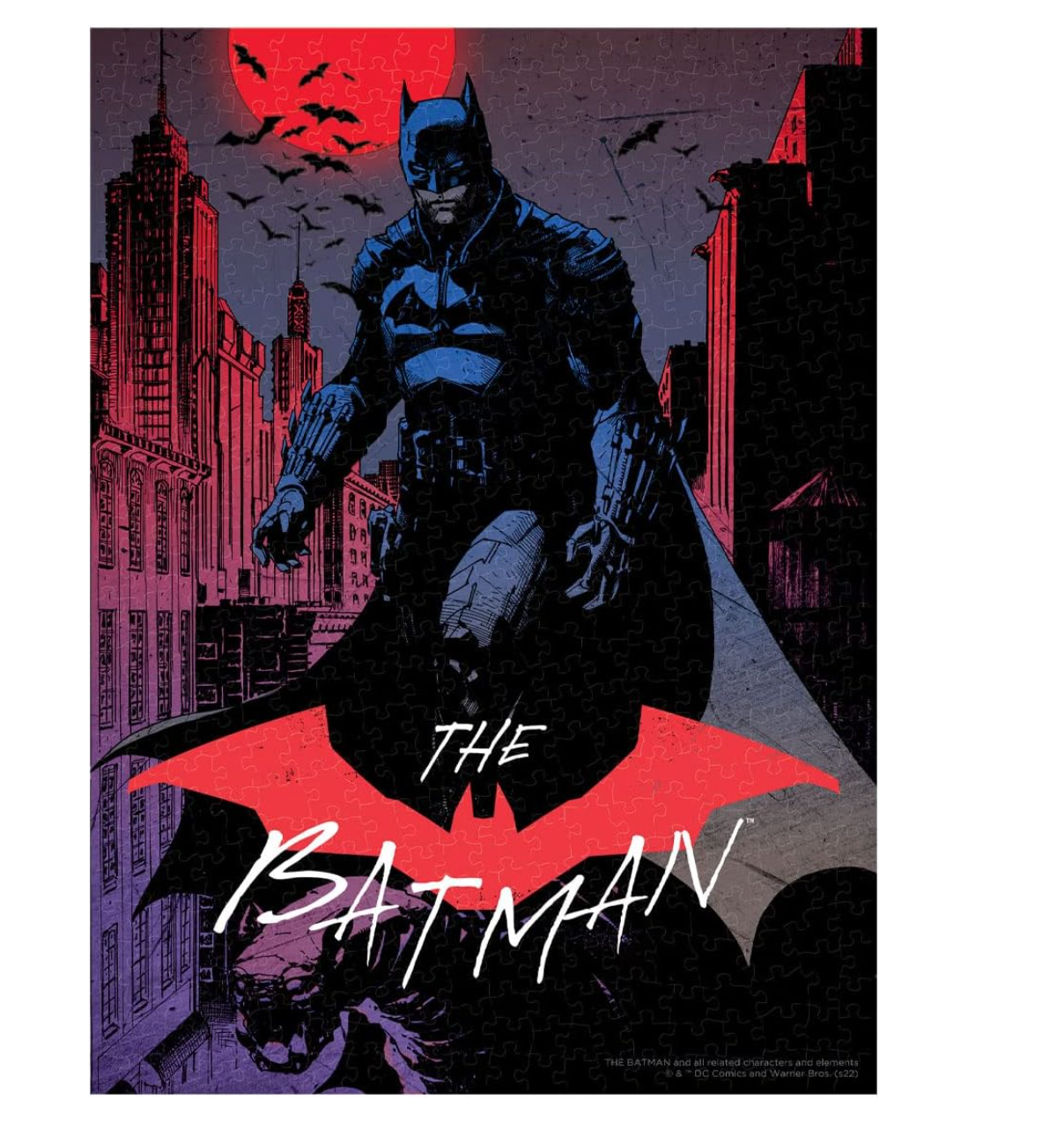 Rompecabezas de Colección Glow In The Dark Batman 500 Piezas PORFYDYA