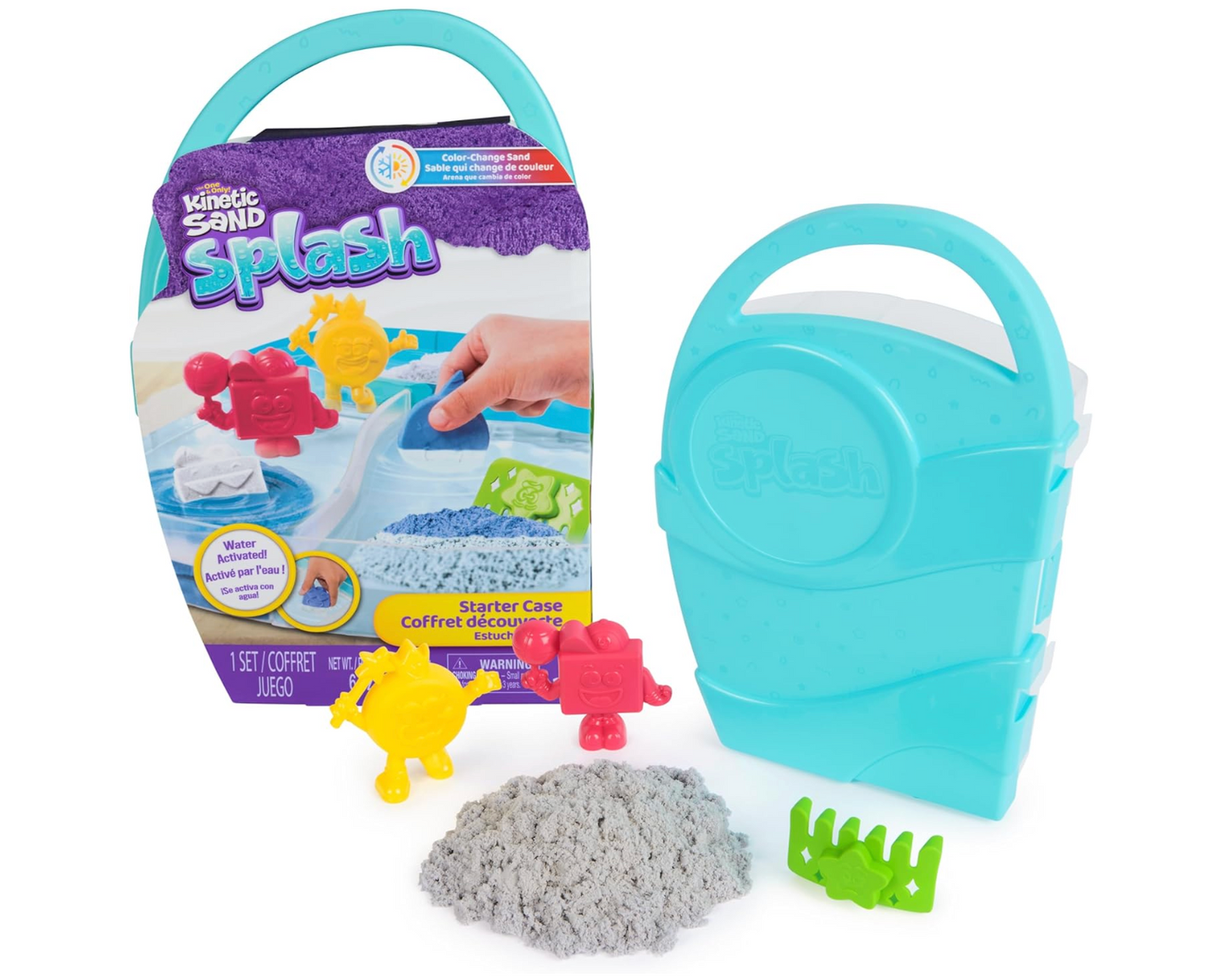 Kinetic Sand, Estuche básico Splash PORFYDYA