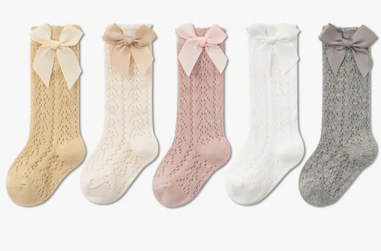 Calceta Calada con Lazo 1-3 años CHIKY NYNO