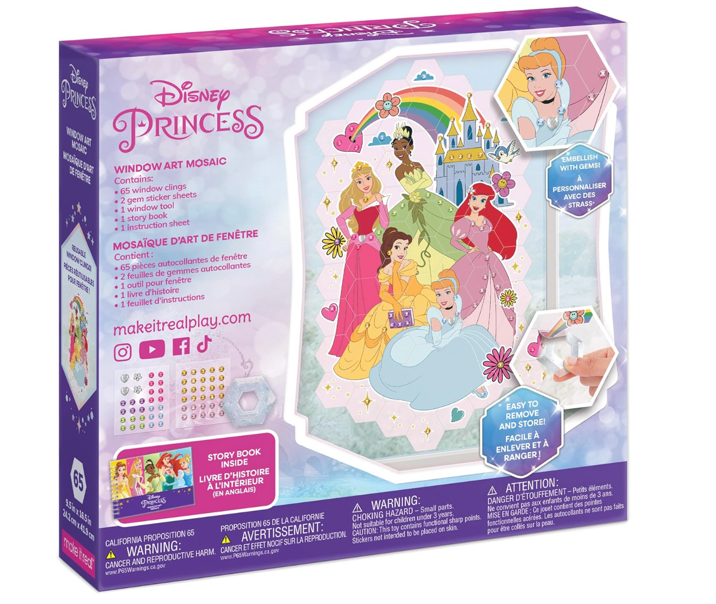 Real Disney: Mosaico de arte de ventana PORFYDYA