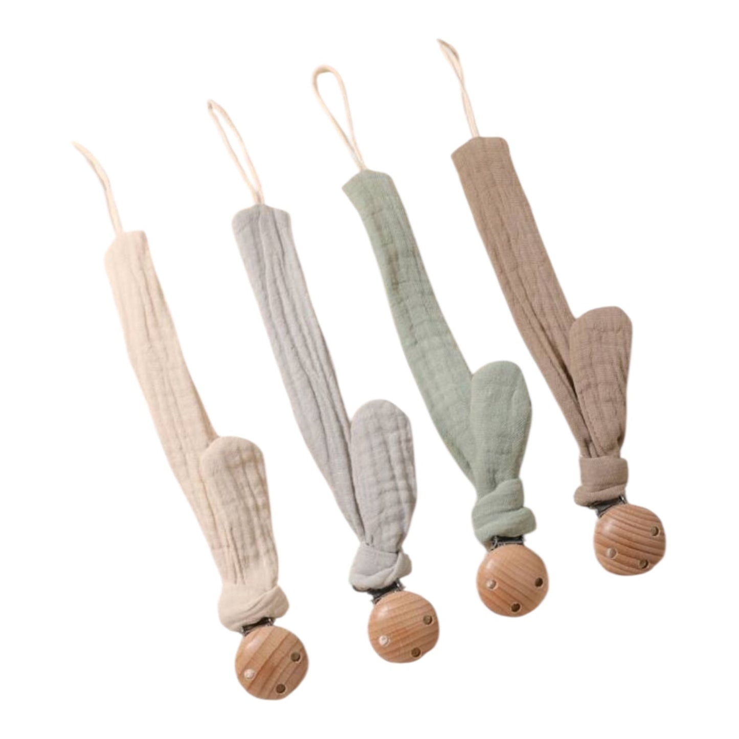 Porta Chupon Muselina Nudo CHIKY NYNO